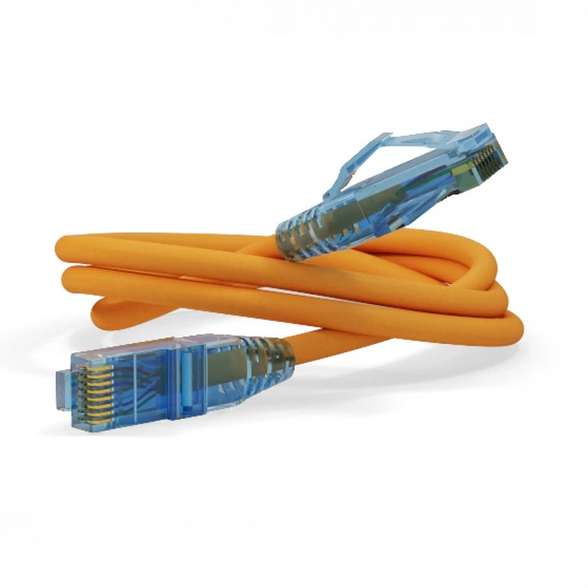 Патч-корд Hyperline PC-LPM-UTP-RJ45-RJ45-C6a-1M-LSZH-OR