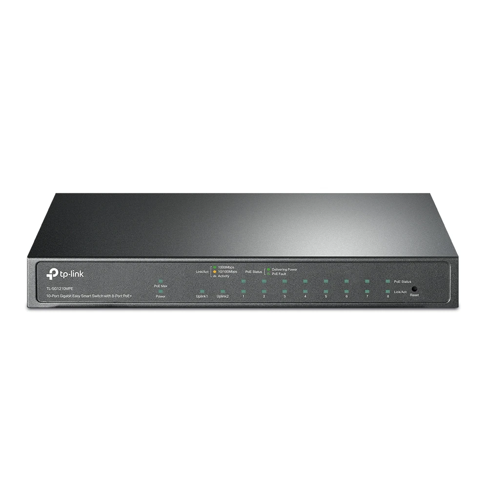 Коммутатор TP-Link SG1210MPE TL-SG1210MPE 1000 Base-TX (1000 мбит/с), 1 SFP порт