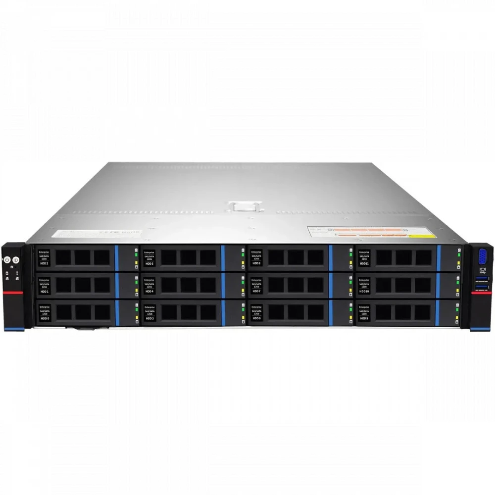 Сервер iRU Rock g2212p 2135459 2U Rack, Xeon Silver 4316, 2300 МГц, 20, 30, 2 x 32 ГБ, SFF 2.5" + LFF 3.5", 14