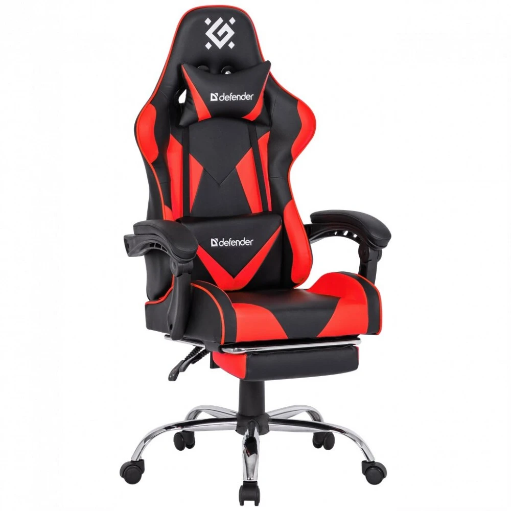 Компьютерный стул Defender Pilot Black/Red 64354