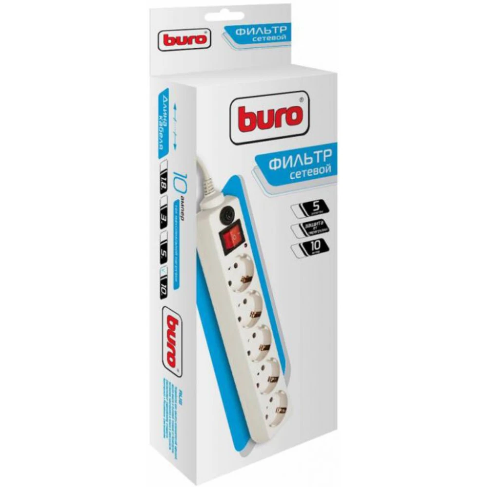 Распределитель питания Buro 500SH-10-W