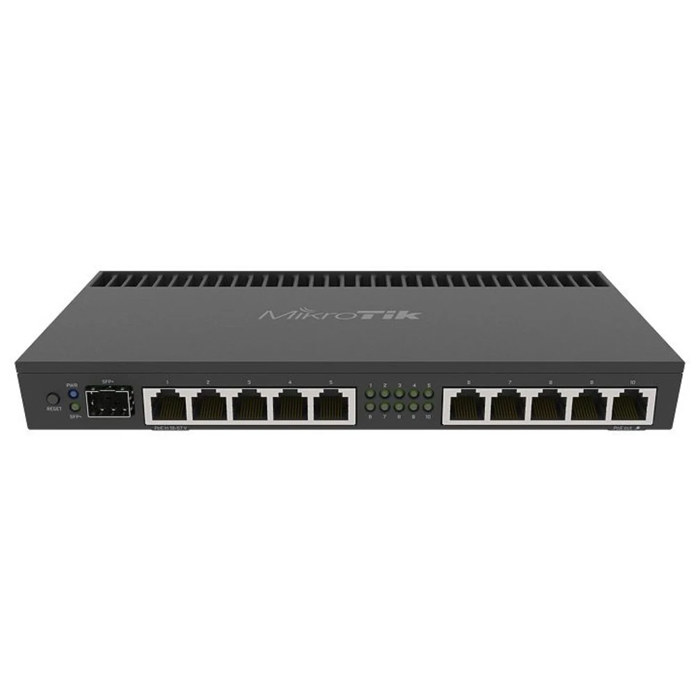 Маршрутизатор Mikrotik RB4011IGS+RM 10/100/1000 Base-TX (1000 мбит/с)