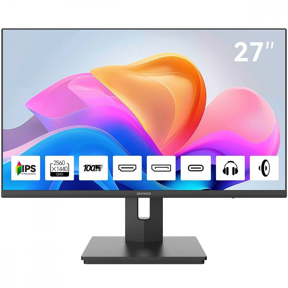 Монитор Aiwa MQ275A 27 ", IPS, Quad HD 2560x1440 (16:9), 100 Гц