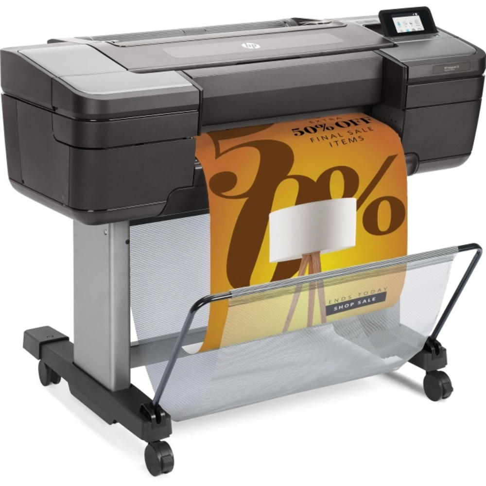 Плоттер HP DesignJet Z6 PostScript T8W15A Цветной, Струйная, A1+ (24 дюйма) (610), 24"