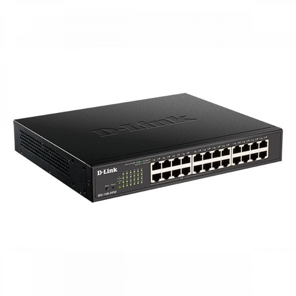 Коммутатор D-link DGS-1100-24PV2/A 1000 Base-TX (1000 мбит/с)