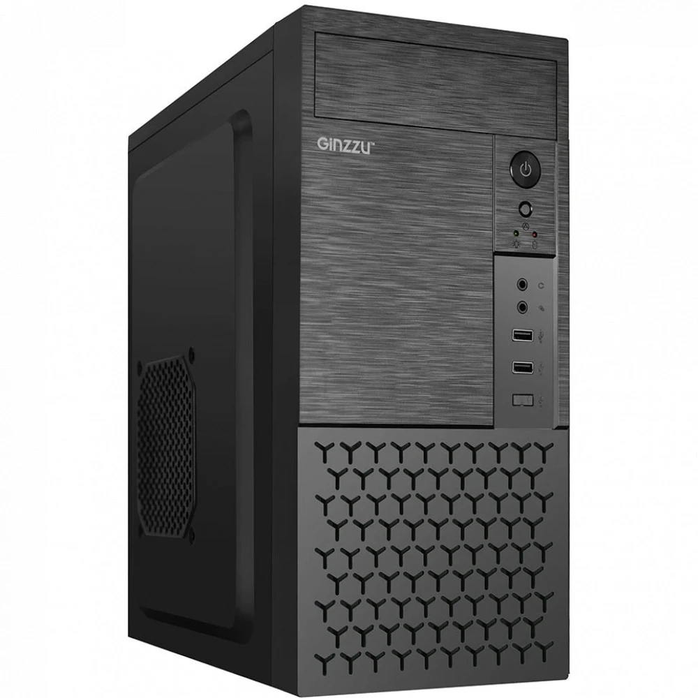 Корпус Ginzzu B410 Black Бюджетные, Mini-Tower