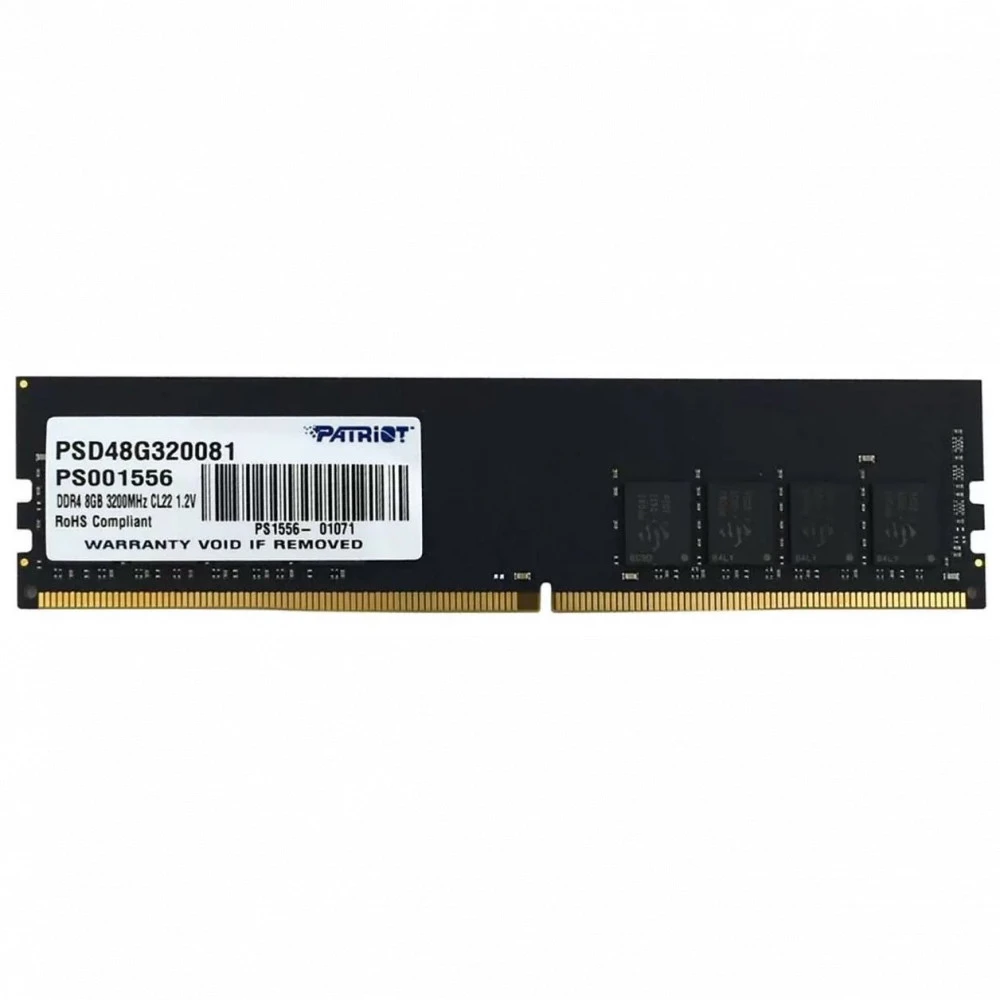 ОЗУ Patriot 8 ГБ PSD48G320081 DIMM, DDR4, 8 Гб, 3200 МГц