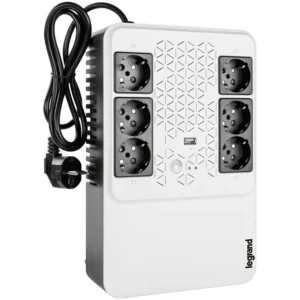 Источник бесперебойного питания Legrand Keor Multiplug 600 310081 Линейно-интерактивные, Напольный (Tower), 600 ВА, 360 Вт