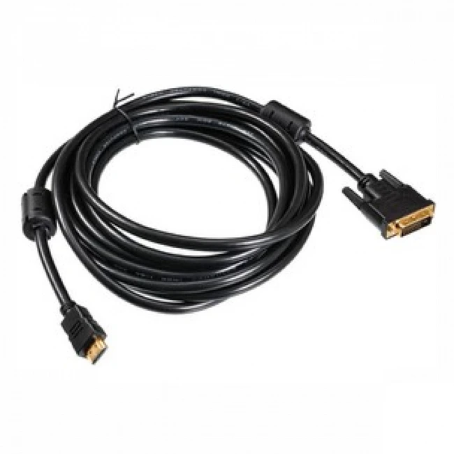 Кабель интерфейсный Buro HDMI-19M-DVI-D-5M HDMI - DVI