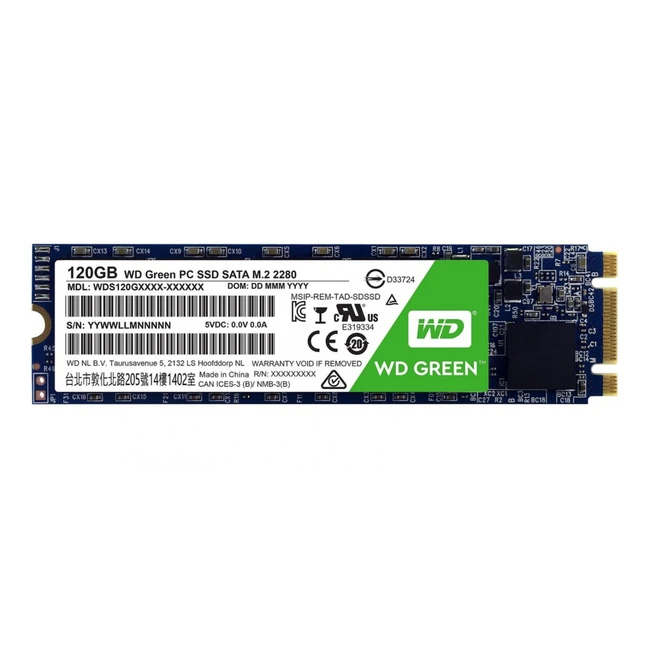 Жесткий диск Western Digital WDS120G2G0B SSD (твердотельные), 120 ГБ, M.2, SATA