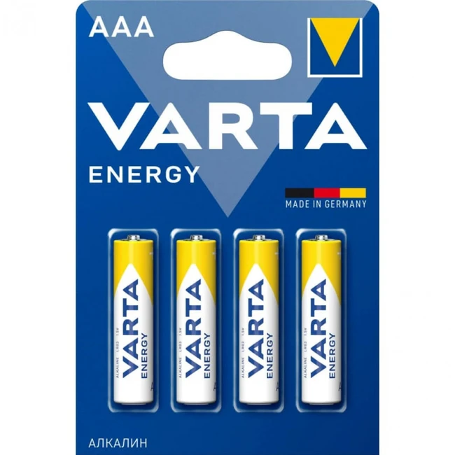 Батарейка VARTA ENERGY LR03 AAA BL4 Alkaline 1.5V 04103213414