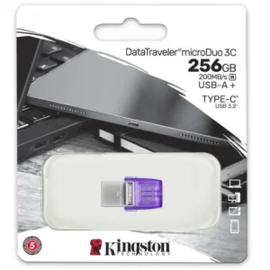USB флешка (Flash) Kingston Data Traveler MicroDuo 3C DTDUO3CG3/256GB