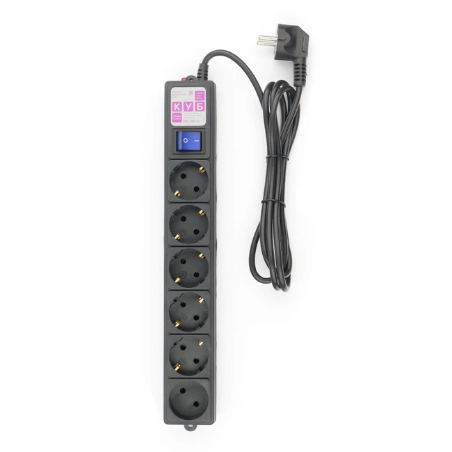 Распределитель питания Power Cube SPG6-B SPG6-B1,9M
