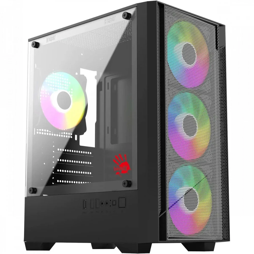 Корпус Bloody CC-124 Black CC-124-BK Игровые, Mini-Tower