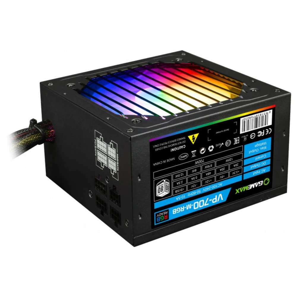 Блок питания GameMax 700W VP-700-M-RGB v2 700 Вт