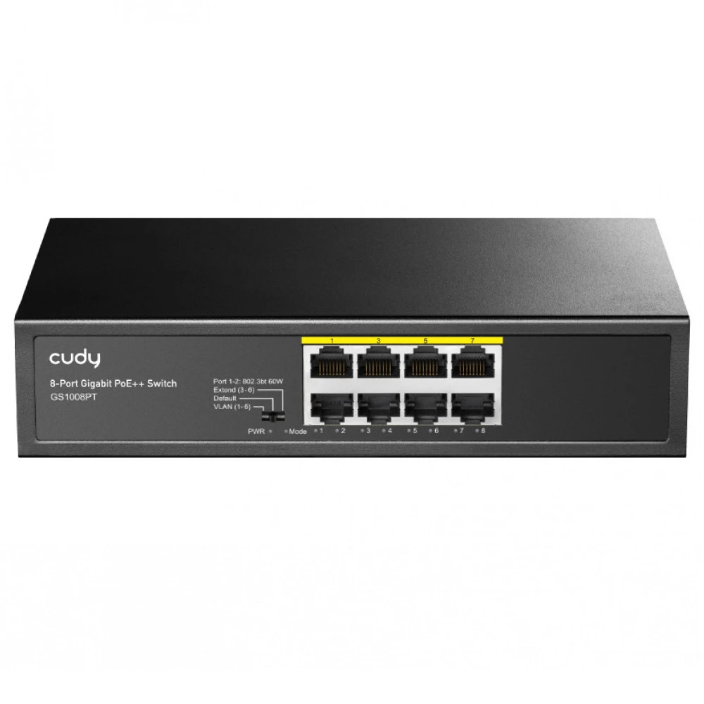 Коммутатор CUDY GS1008PT 1000 Base-TX (1000 мбит/с)