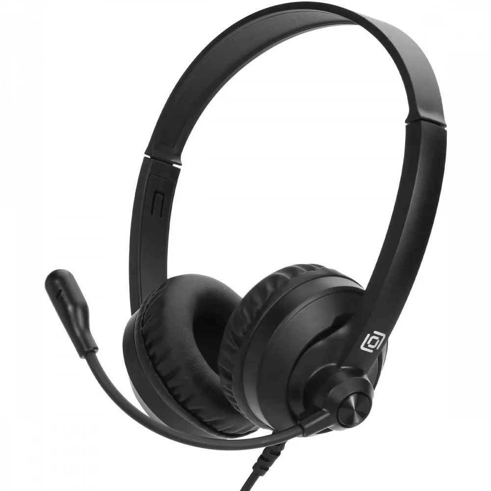 Наушники Oklick HS-M500 черный/черный 1900379