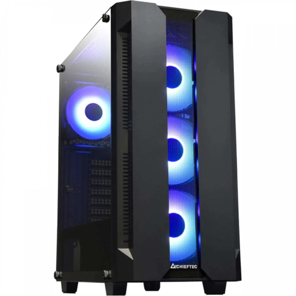 Корпус 2E Gaming Hunter Tempered Glass Edition GS-01B-OP Игровые, Mid-Tower