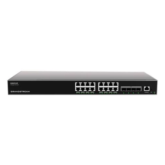 Коммутатор Grandstream GWN7812P 1000 Base-TX (1000 мбит/с), 4 SFP порта