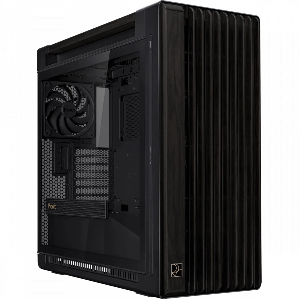 Корпус Asus ProArt PA602 Wood Edition Tempered Glass Panel Black PROART PA602 WOOD TG PWM BLACK Премиальные, Mid-Tower