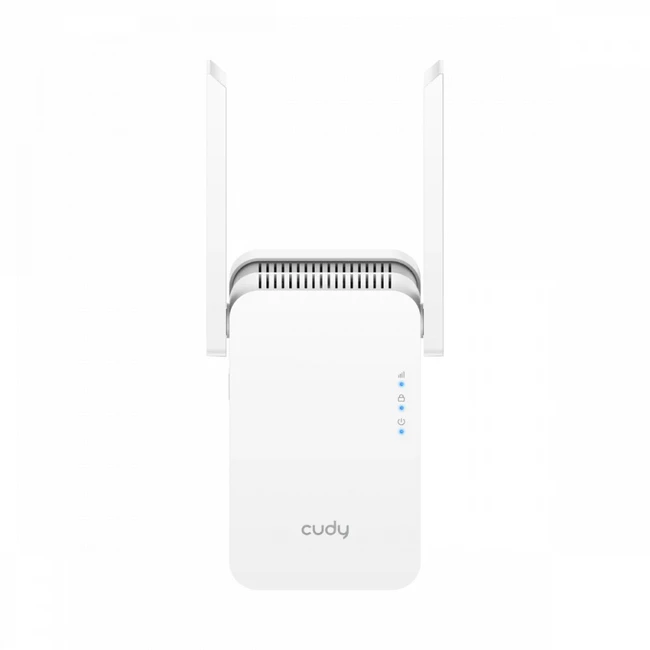 Усилитель сигнала Wi-Fi CUDY RE1800 10/100/1000 Base-TX (1000 мбит/с), Wi-Fi 6 (802.11a / b / g / n / ac / ax), с внешней антенной