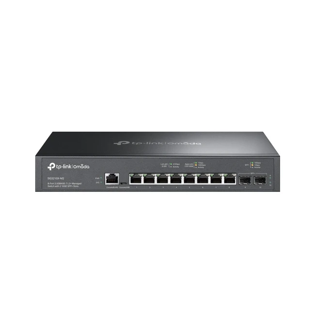 Коммутатор TP-Link SG3210X-M2 2.5 GBase-T (2500 мбит/с), 2 SFP порта