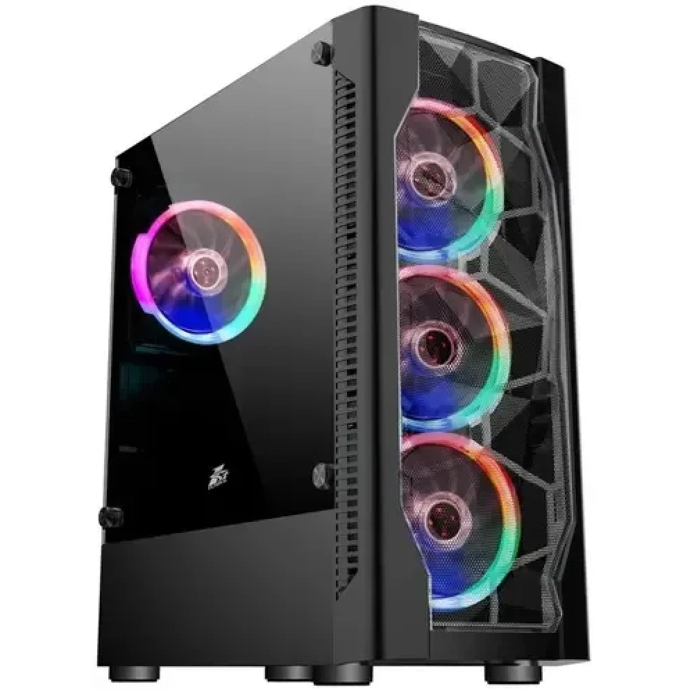 Корпус 1STPLAYER DK D4 Black D4-BK-1F5M-3F5S Игровые, Mid-Tower