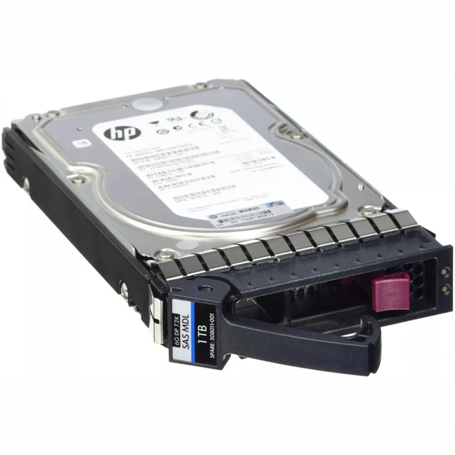 Серверный жесткий диск HPE 1TB 7.2K 6G SAS LFF 3.5 507614-B21 3,5 LFF, 1 ТБ, SAS