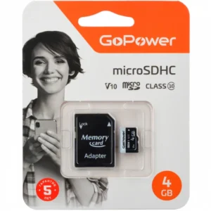 Флеш (Flash) карты GoPower 00-00025672 4 ГБ
