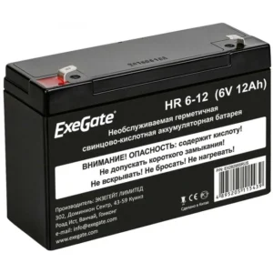 Сменные аккумуляторы АКБ для ИБП ExeGate HR 6-12 EX282955RUS 6 В