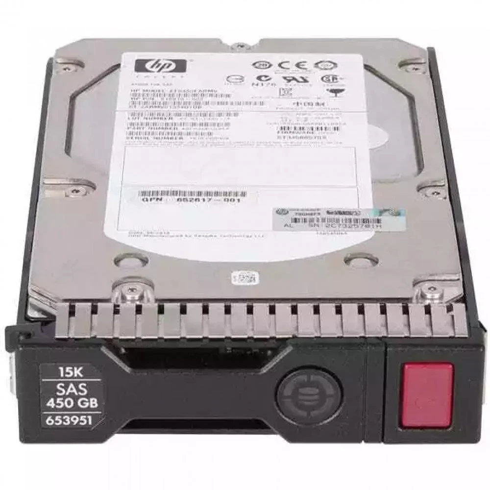 Серверный жесткий диск HPE 450GB 6G SAS 15K rpm LFF (3.5-inch) 652615-B21 3,5 LFF, 450 ГБ, SAS