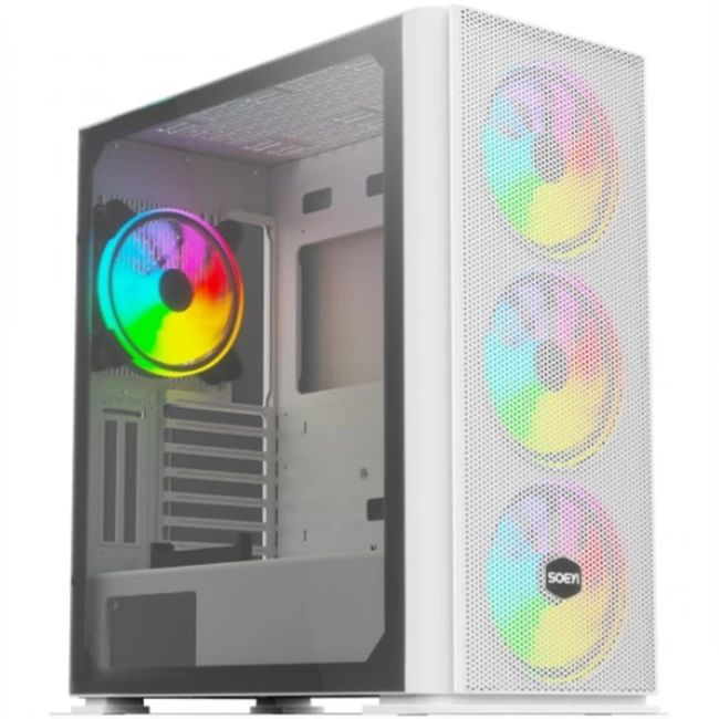 Корпус 2E VERTEX White 2E-GI01W Игровые, Mid-Tower