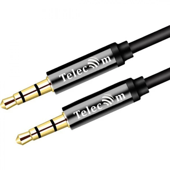 Кабель интерфейсный TELECOM TAV7175-1.5M MINI JACK 3.5 (output) - MINI JACK 3.5 (input)