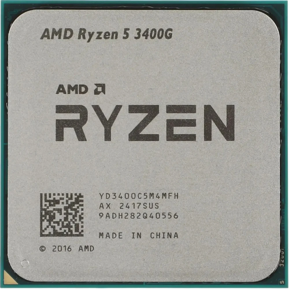 Процессор AMD Ryzen 5 3400G YD3400C5M4MFH Ryzen 5, 4, 3.7, 4, OEM