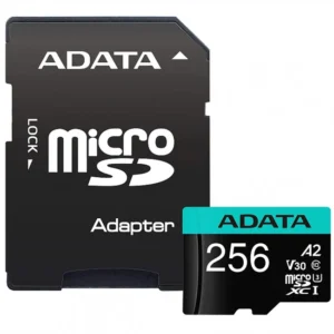 Флеш (Flash) карты ADATA microSDXC Class 10 + adapter SD AUSDX256GUI3V30SA2-RA1 256 ГБ