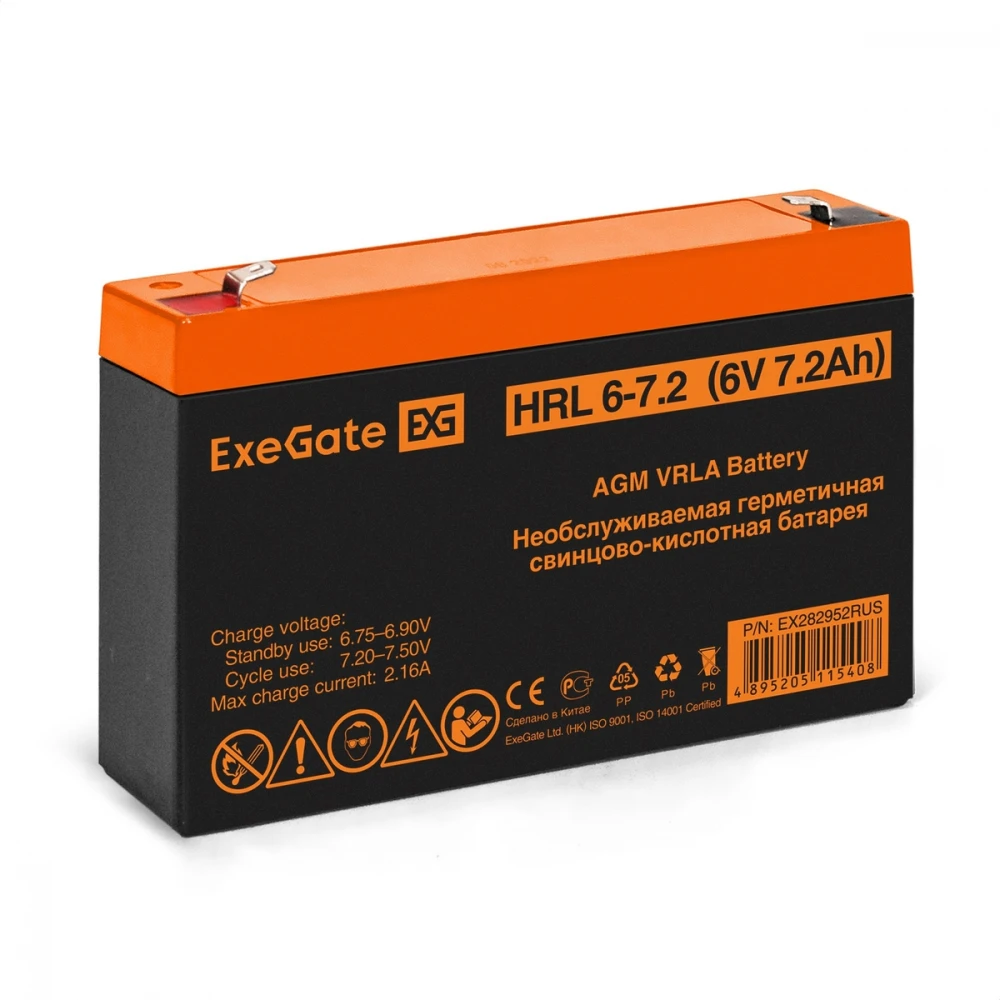 Сменные аккумуляторы АКБ для ИБП ExeGate EX282952RUS 6 В