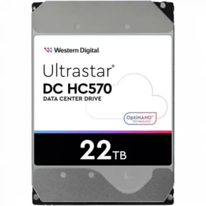 Серверный жесткий диск Western Digital 22Tb SATA-III WD Ultrastar DC HC570 WUH722222ALE604_0F48159 3,5 LFF, 22 ТБ, SATA