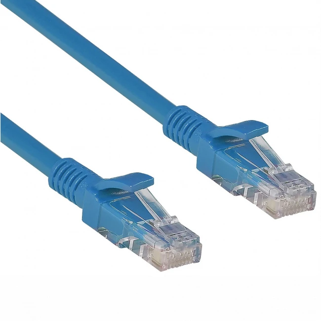 Патч-корд ExeGate UTP-RJ45-RJ45-C6-0,5M-BL EX282024RUS