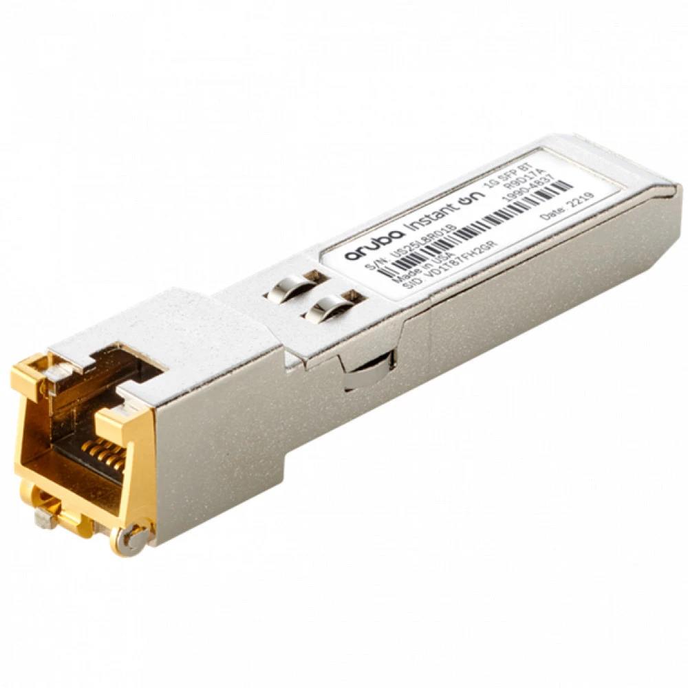 Модуль HPE Aruba Instant On 1G SFP RJ45 T 100m Cat5e R9D17A SFP модуль