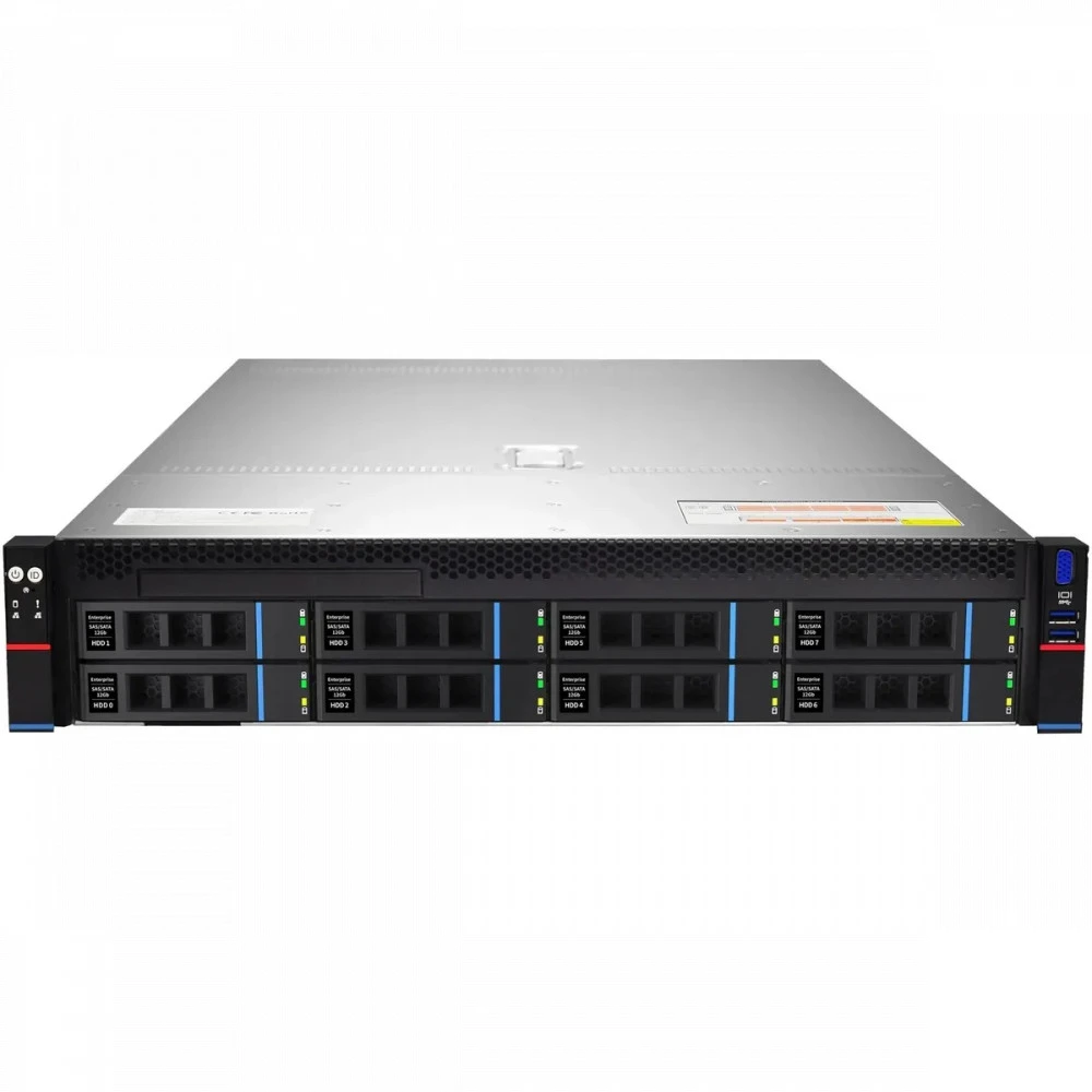 Сервер iRU Rock g2208ig3 2136230 2U Rack, Xeon Gold 5315Y, 3200 МГц, 8, 12, 4 x 32 ГБ, SFF 2.5" + LFF 3.5", 10