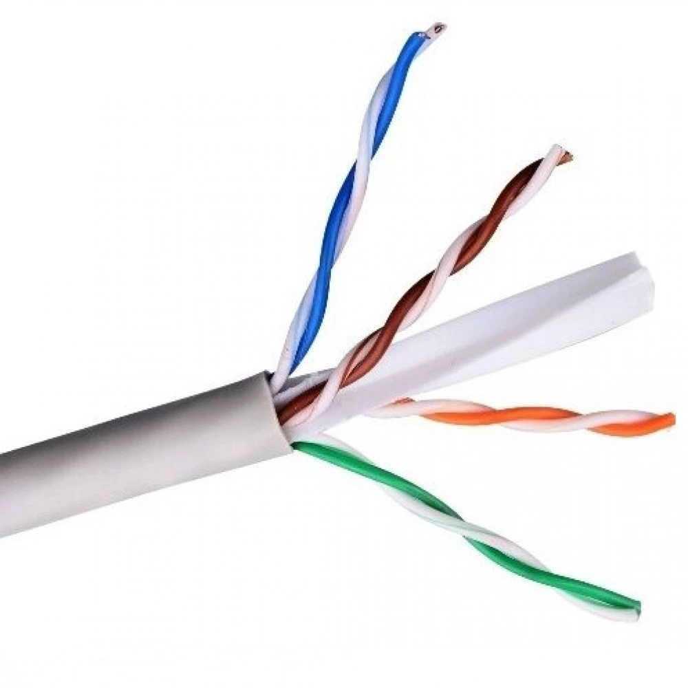 Кабель витая пара ExeGate UTP4-C6-CCA-S23-IN-PVC-GY-305