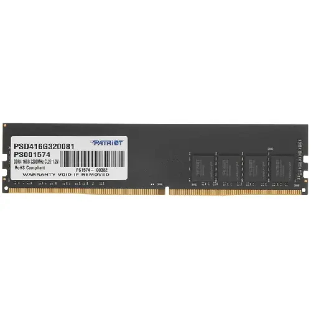 ОЗУ Patriot Signature Line PSD416G320081 DIMM, DDR4, 16 Гб, 3200 МГц
