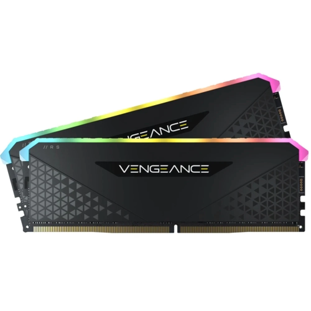 ОЗУ Corsair Vengeance RGB RS CMG16GX4M2E3200C16 DIMM, DDR4, 16 Гб (2 х 8 Гб), 3200 МГц