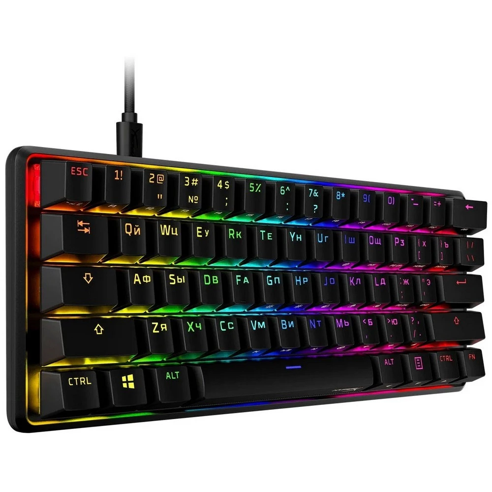 Клавиатура HyperX Alloy Origins 60 Black (Red switch) 4P5N0AA#ACB Проводная, USB