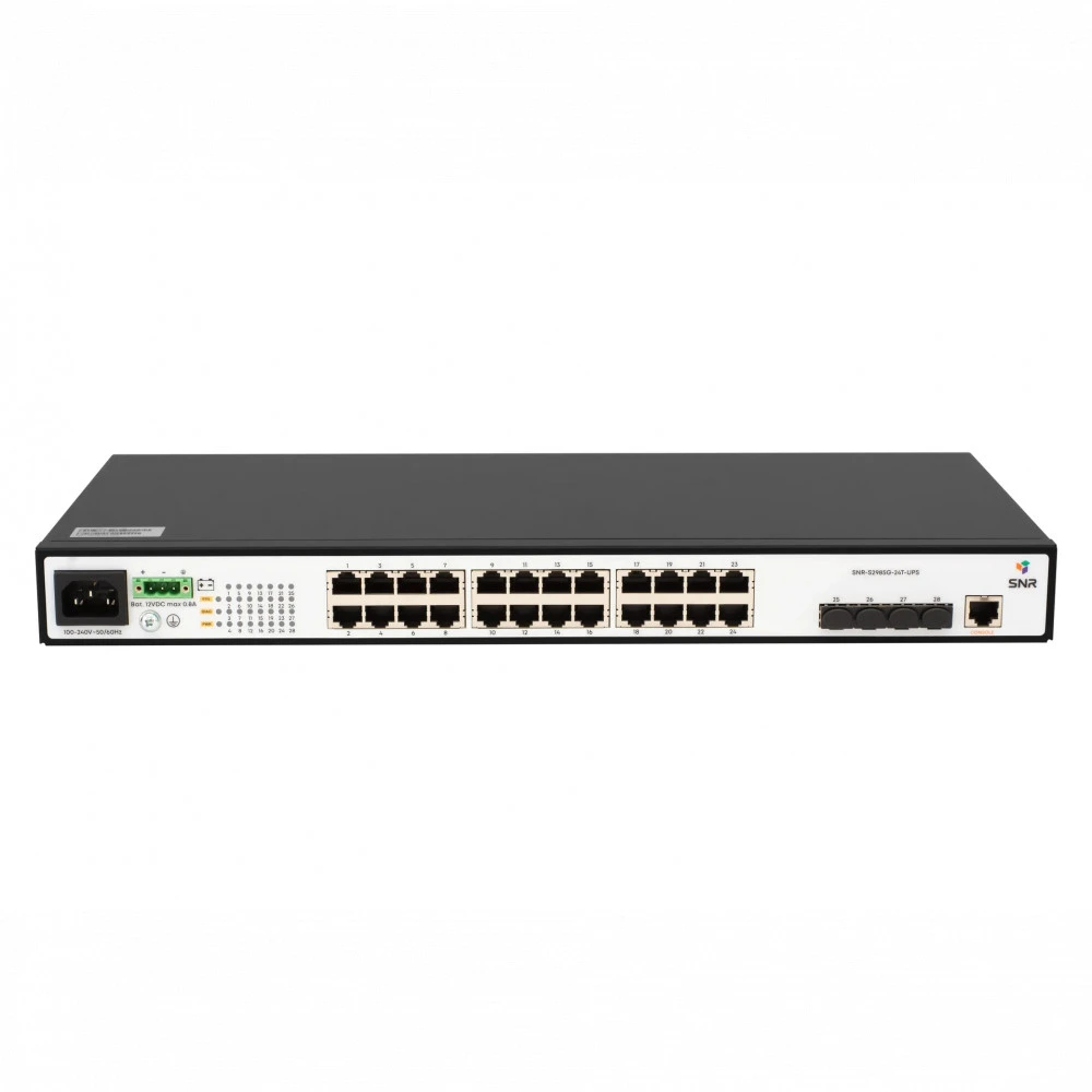Коммутатор SNR SNR-S2985G-24T-UPS 1000 Base-T (1000 мбит/с), 4 SFP порта