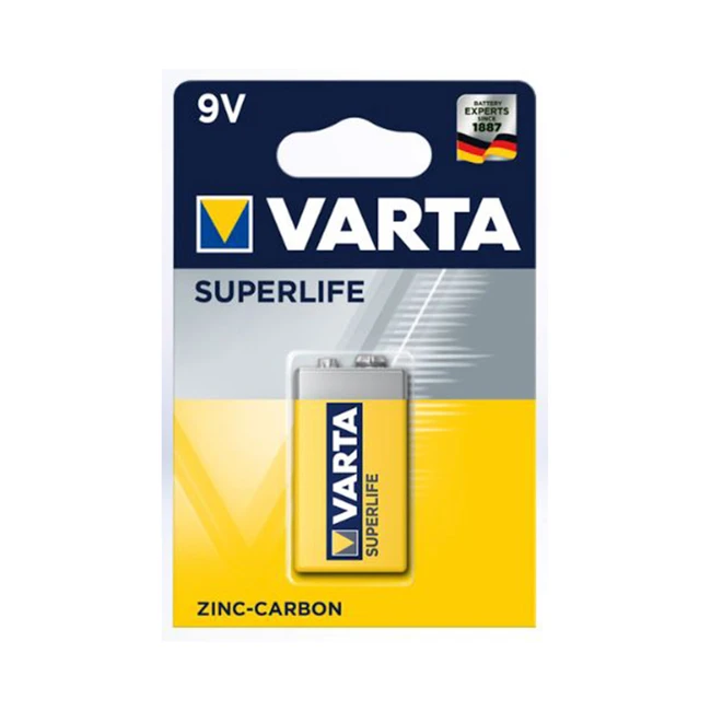 Батарейка VARTA Superlife E-Block 9V - 6F22P (1 шт) 6F22P Superlife