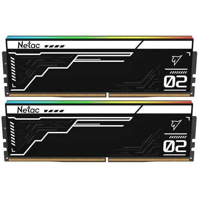 ОЗУ Netac NTS2D5P76DP-32K DIMM, DDR5, 32 Гб (2 х 16 Гб), 7600 МГц