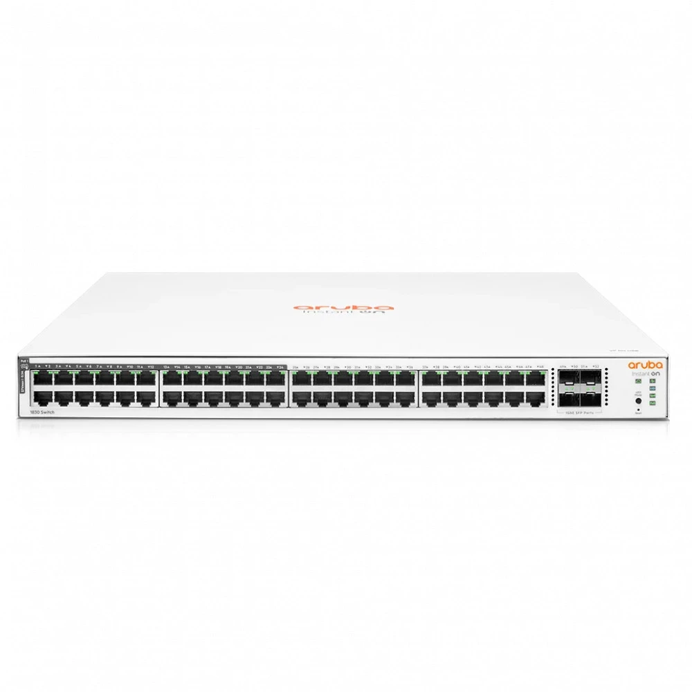 Коммутатор HPE Aruba Instant On 1830 JL815A#ABB 1000 Base-T (1000 мбит/с), 4 SFP порта