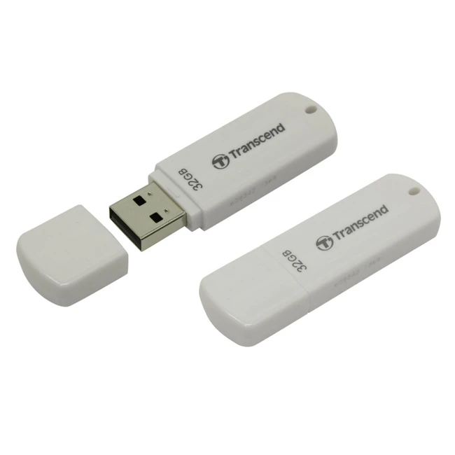 USB флешка (Flash) Transcend 32GB - White TS32GJF370 32 ГБ
