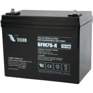 Сменные аккумуляторы АКБ для ИБП VISION 6FM75-X 6FM75-X 12V75AH 12 В